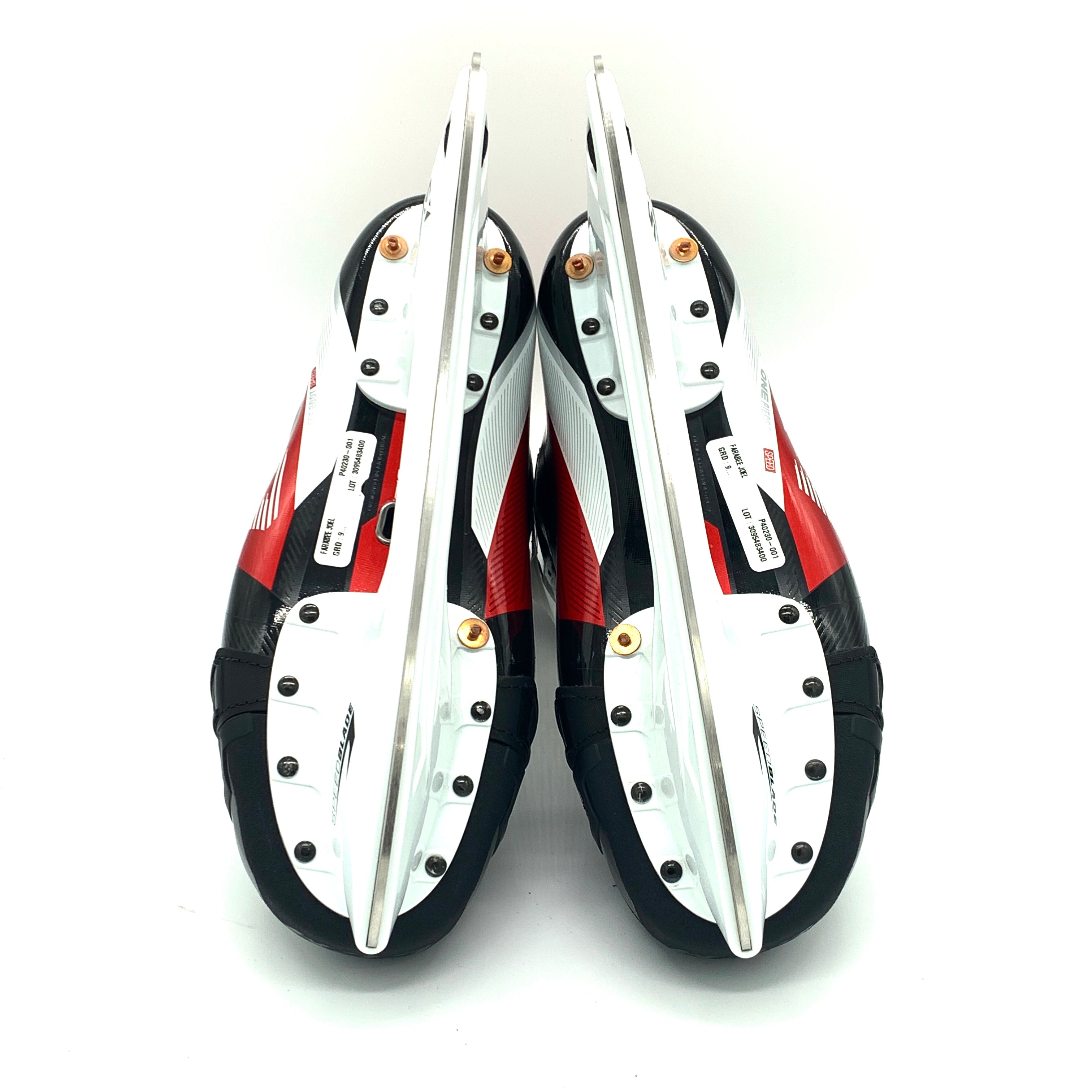 CCM Jetspeed FT4 Pro - Patins de hockey Pro Stock - Taille 9D - Joel Farabee
